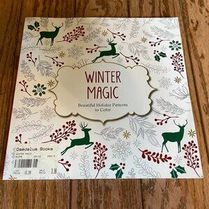 Winter Magic Beautiful Holiday Patterns to Color Adult Coloring Book